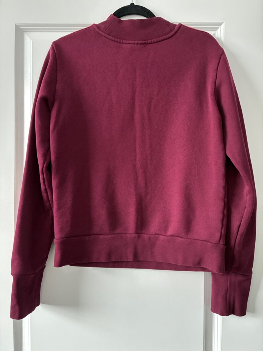 Adidas Originals Size M Adibreak High Neck Sweatshirt - Maroon - Picture 8 of 8